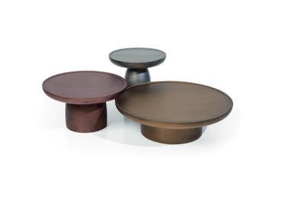 Designer Coffee table Set 3x Living room Wood Modern Luxury Furniture Tables